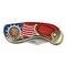 American Flag Coin Pocket Knife with 1909 First Year of Issue Lincoln Penny